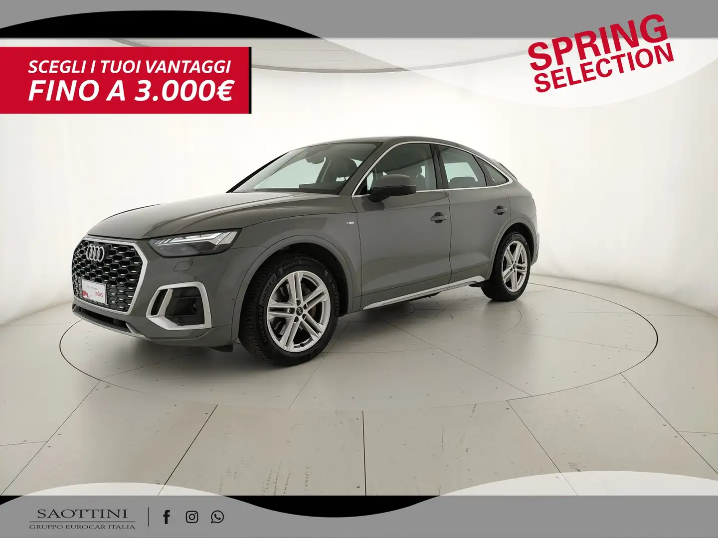 Audi Q5 Sportback 50 TDI S line quattro Tiptronic - SOSP - Grigio - 1