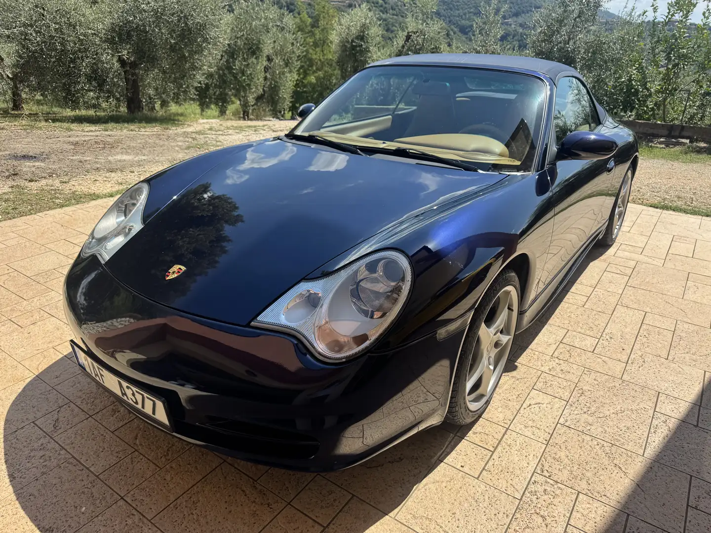 Porsche 996 911 Cabrio 3.6 manuale carrera 2 solo 65990 km Blu/Azzurro - 1