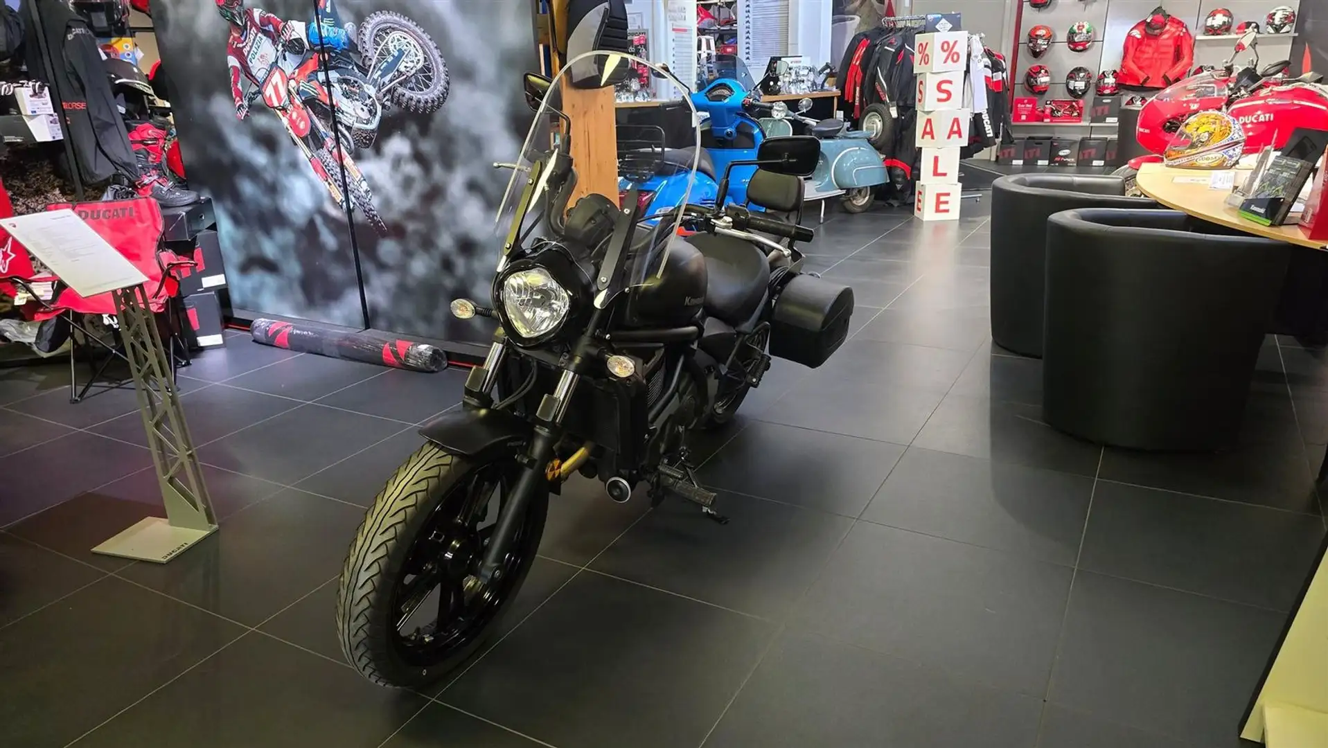 Kawasaki Vulcan S Tourer#Koffer Negro - 1