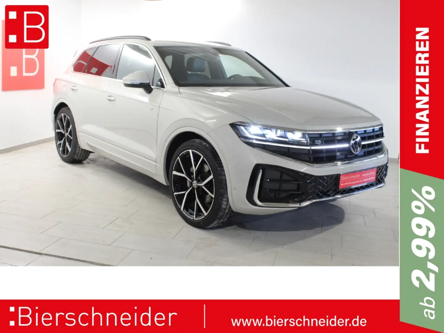 Volkswagen Touareg 3.0 TDI 2x RLine 22 AHK STAND 5J.-GARANTIE Beige - 1