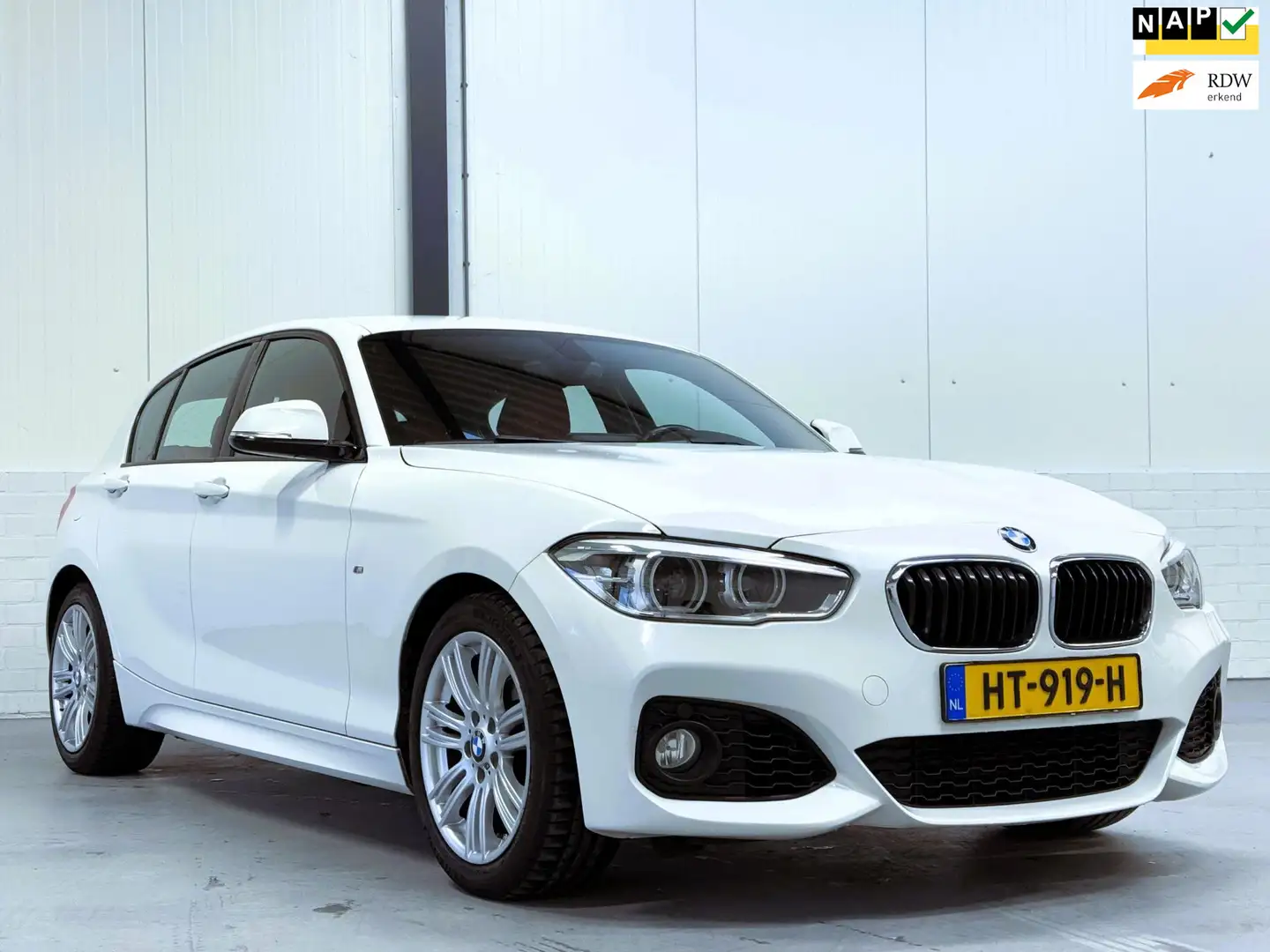 BMW 116 1-serie 116i M Sport Leder Org NL Blanco - 1
