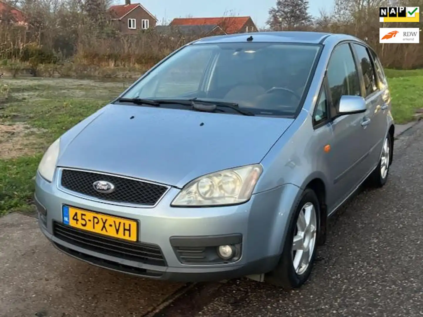 Ford Focus C-Max 1.8-16V Futura ECC Audio-CD/Navigatie LMV 16" ABS Blauw - 1