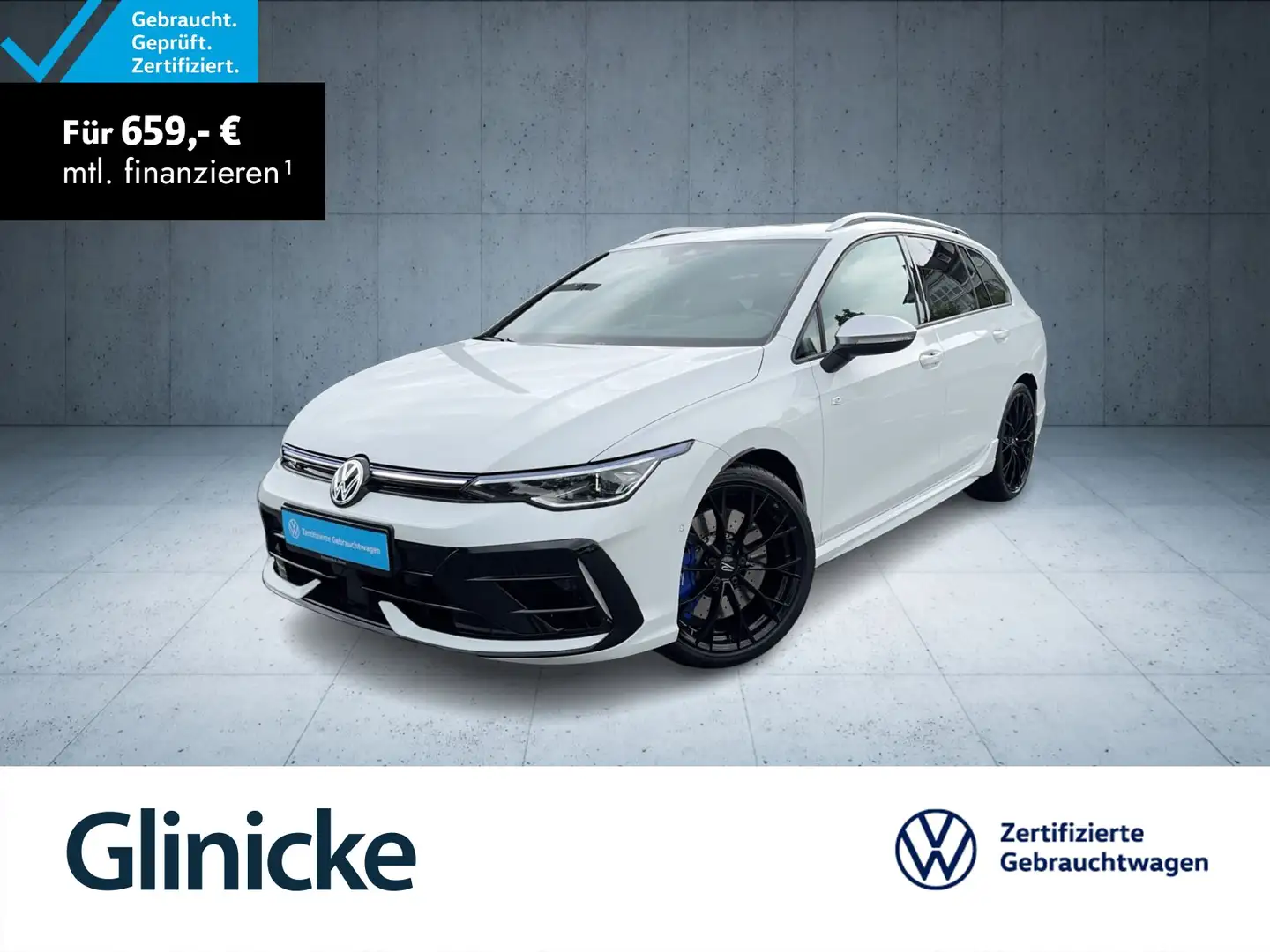 Volkswagen Golf Variant Golf R Variant AHK/Matrix/Carbon/H&K/Nav/19''/DC Weiß - 1