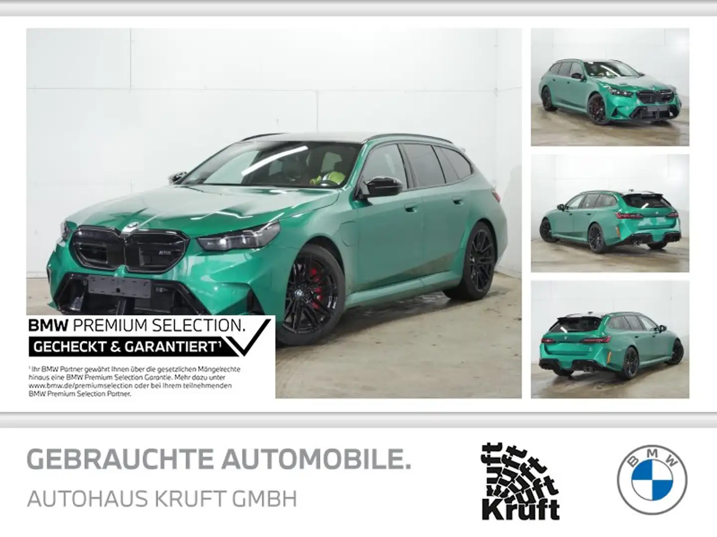 BMW M5 Touring B&W SOUND+ICONIC GLOW+KAMERA+ACC+HUD Grün - 1