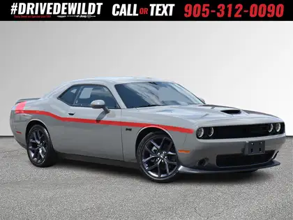 Gray 2023 Dodge Challenger Coupe Rear-Wheel Drive 6-Speed Manual