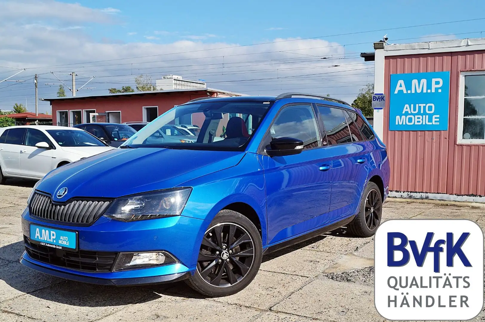 Skoda Fabia Combi Monte Carlo 1.0TSI, GARANTIE, PANO, Bleu - 1
