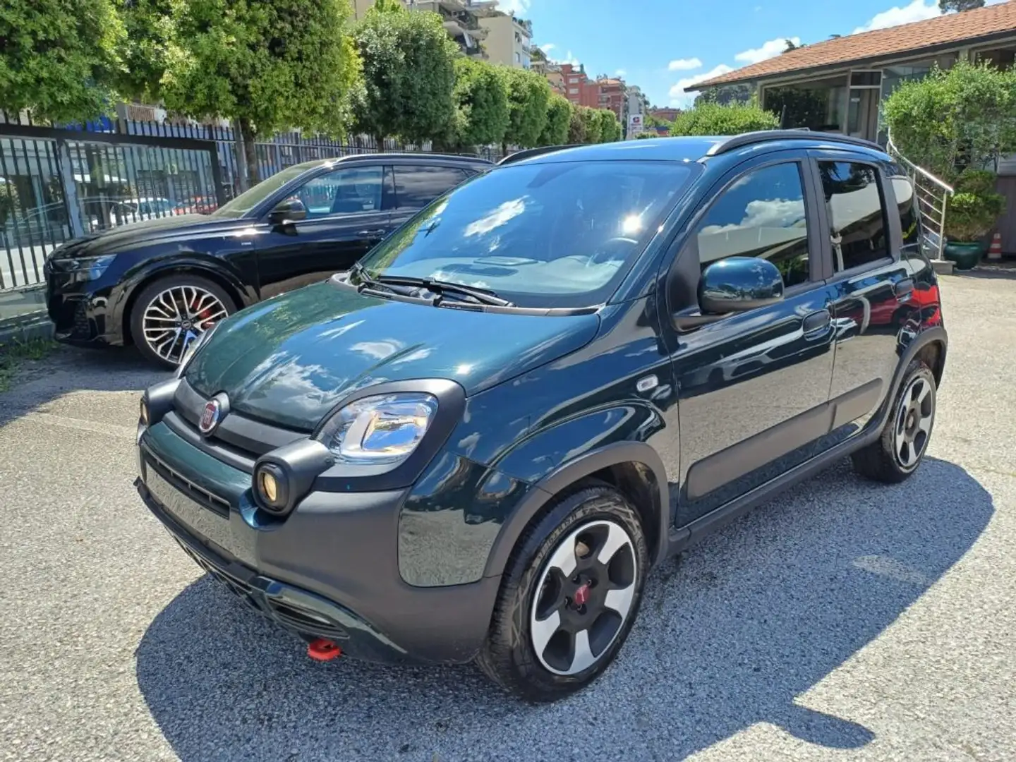 Fiat New Panda 1000 HYBRID CROSS 70CV CARPLAY PDC ITALIA Zelená - 2