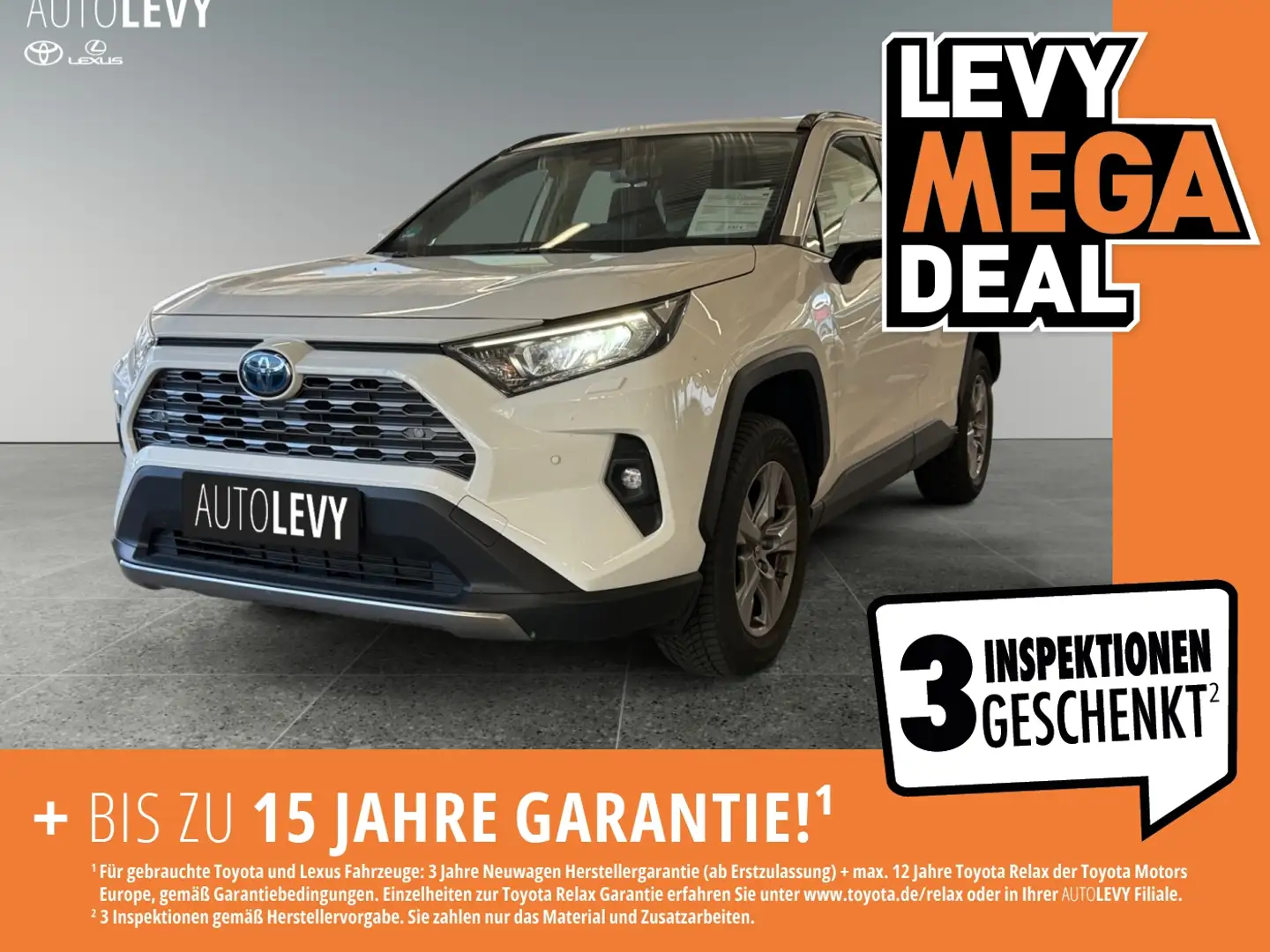Toyota RAV 4 RAV4 2.5 Business +Allwetter+CarPlay+Kamera+PDC+ Weiß - 1