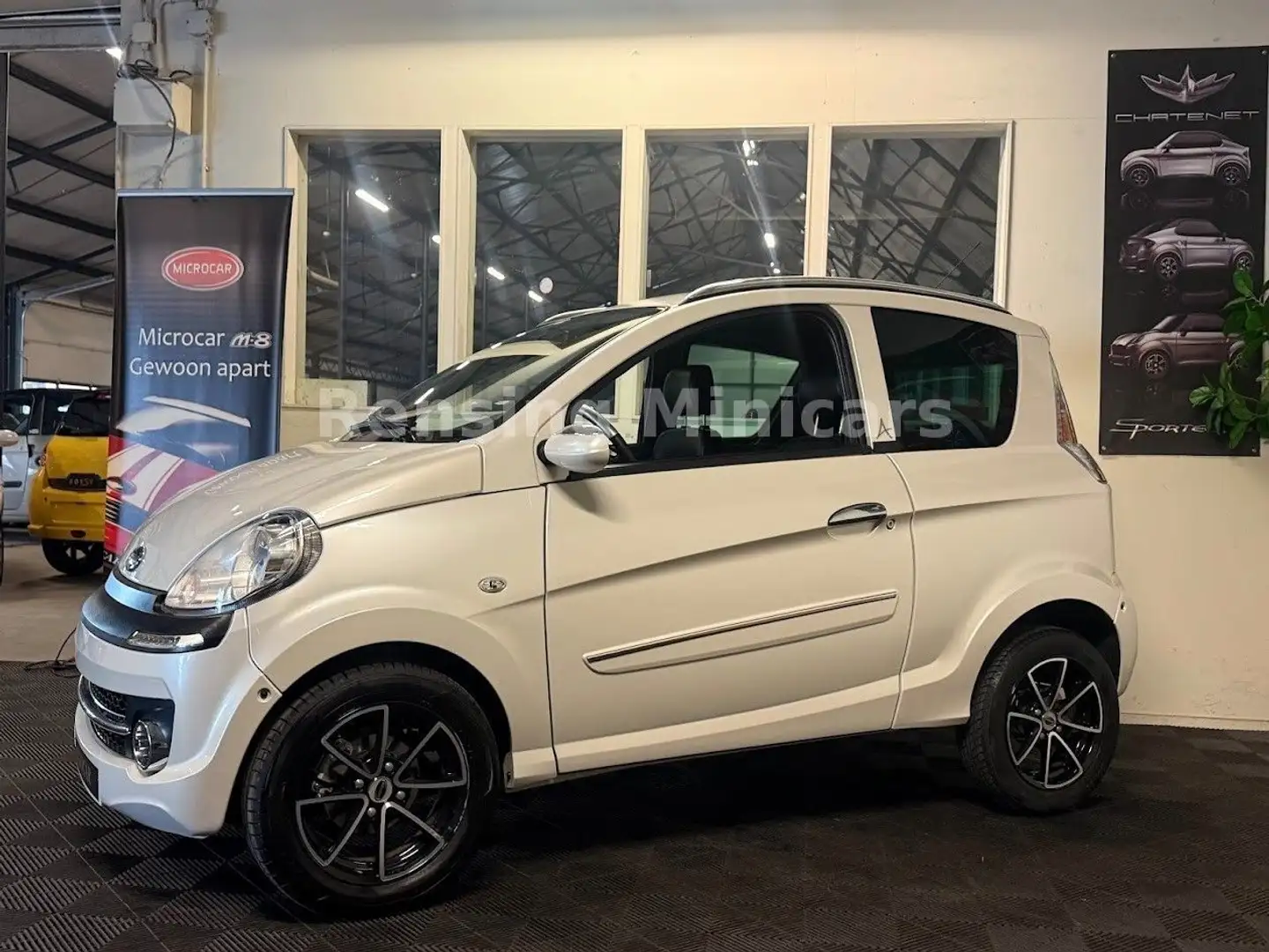 Microcar M.Go Paris Ruckfahrkamera Mopedauto 45KM Minicar Weiß - 2