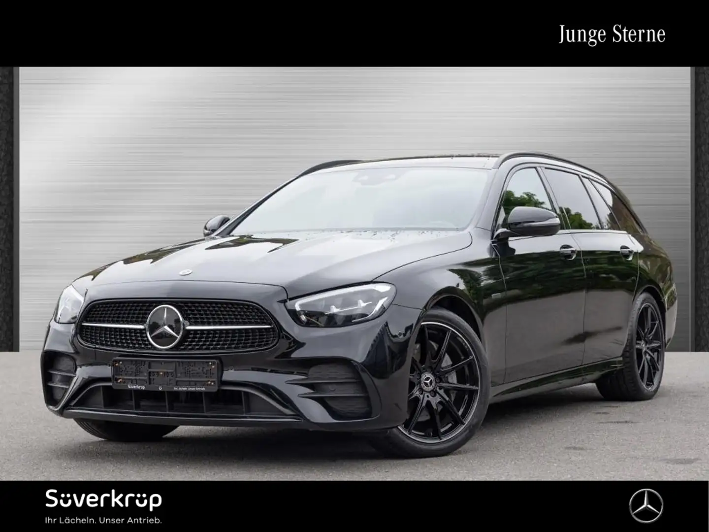 Mercedes-Benz E 220 d T // AMG NIGHT WIDE DISTR KAMERA SPUR Noir - 1