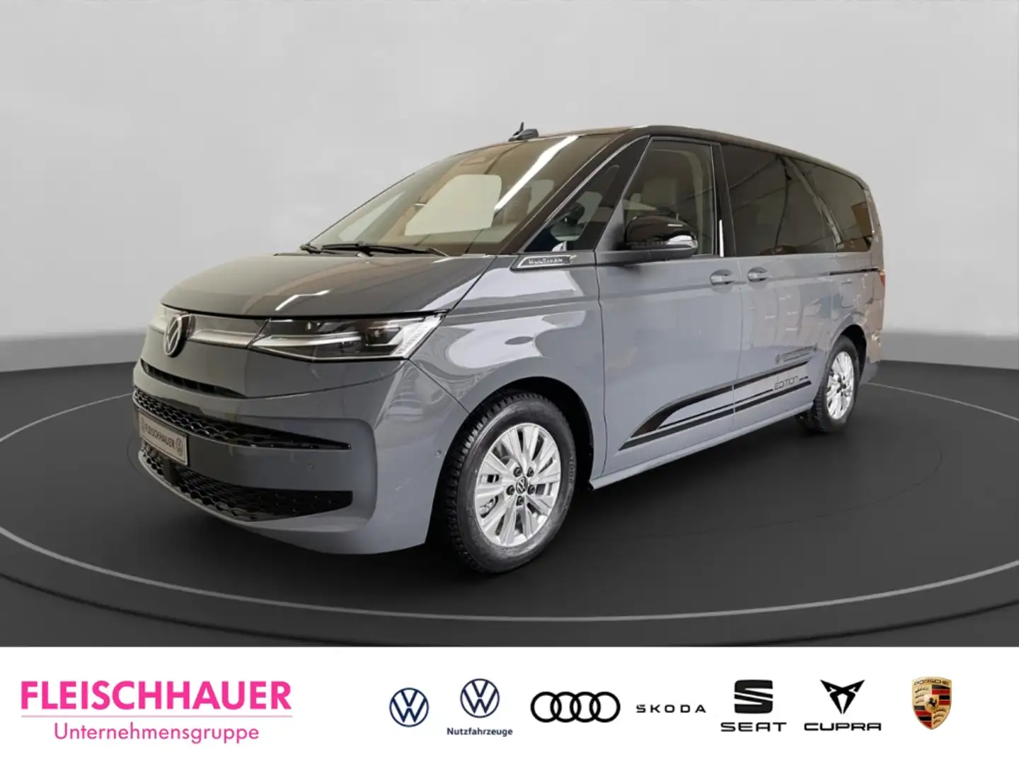 Volkswagen T7 Multivan Edition lang AHK Navi Memory Sitze ACC Grau - 1