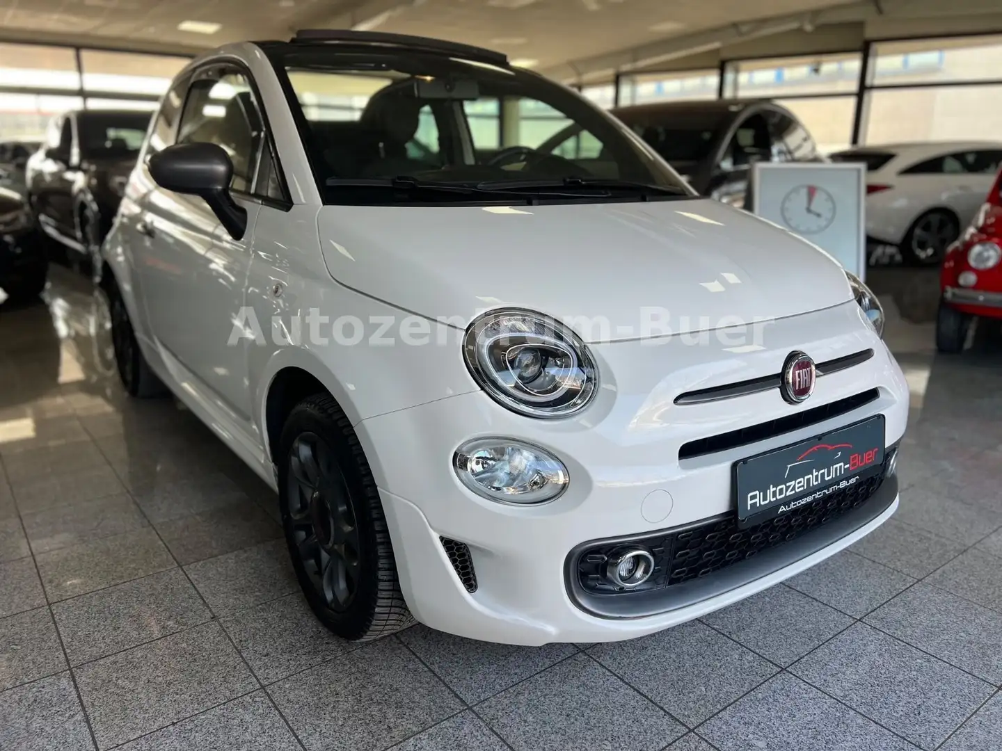 Fiat 500 S Automatik "Zahnriemen NEU! 1.HAND" Weiß - 2