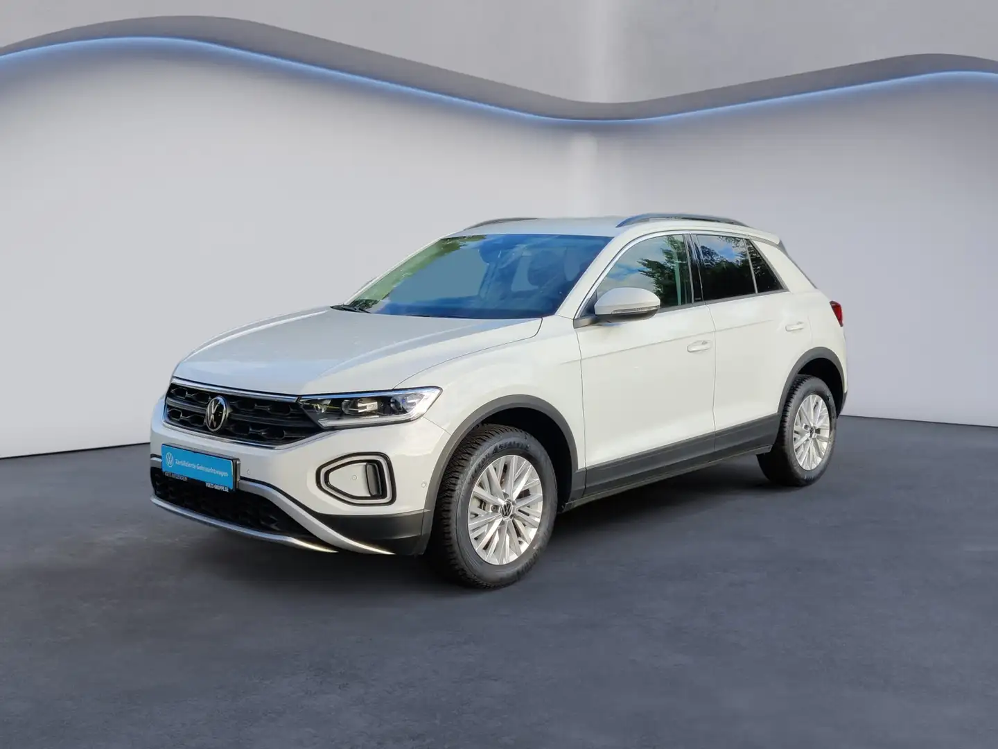 Volkswagen T-Roc Life 1.0 TSI LED+App-Connect+PDC Blanc - 1