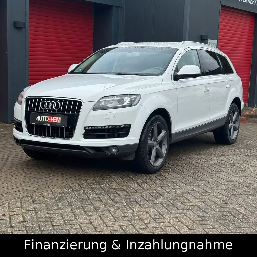 Audi Q7 4.2 TDI Quattro V8 Kamera ACC Luftf. 7 Sitzer Blanc - 1