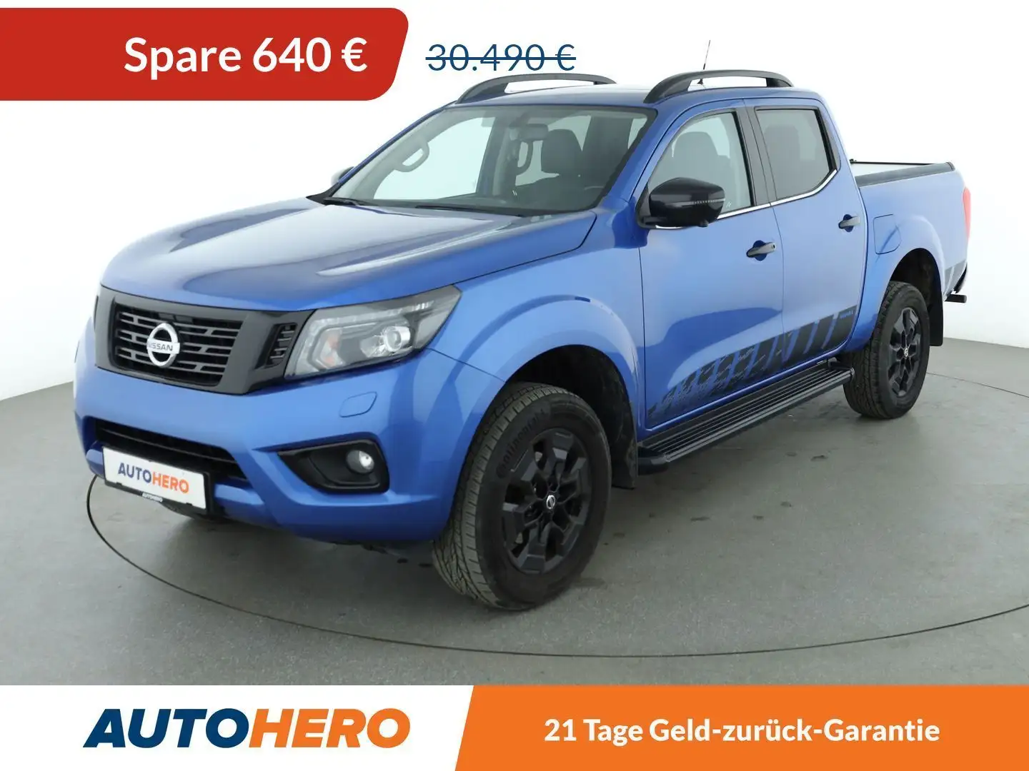 Nissan Navara 2.3 dCi N-Guard Double Cab 4x4 Aut.*NAVI*LED*TEMPO Синий - 1