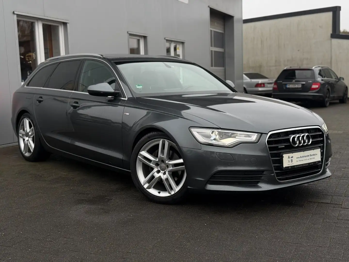 Audi A6 Avant 3.0 TDI Quattro S Line Sport 1.Hd NAVI Grijs - 1