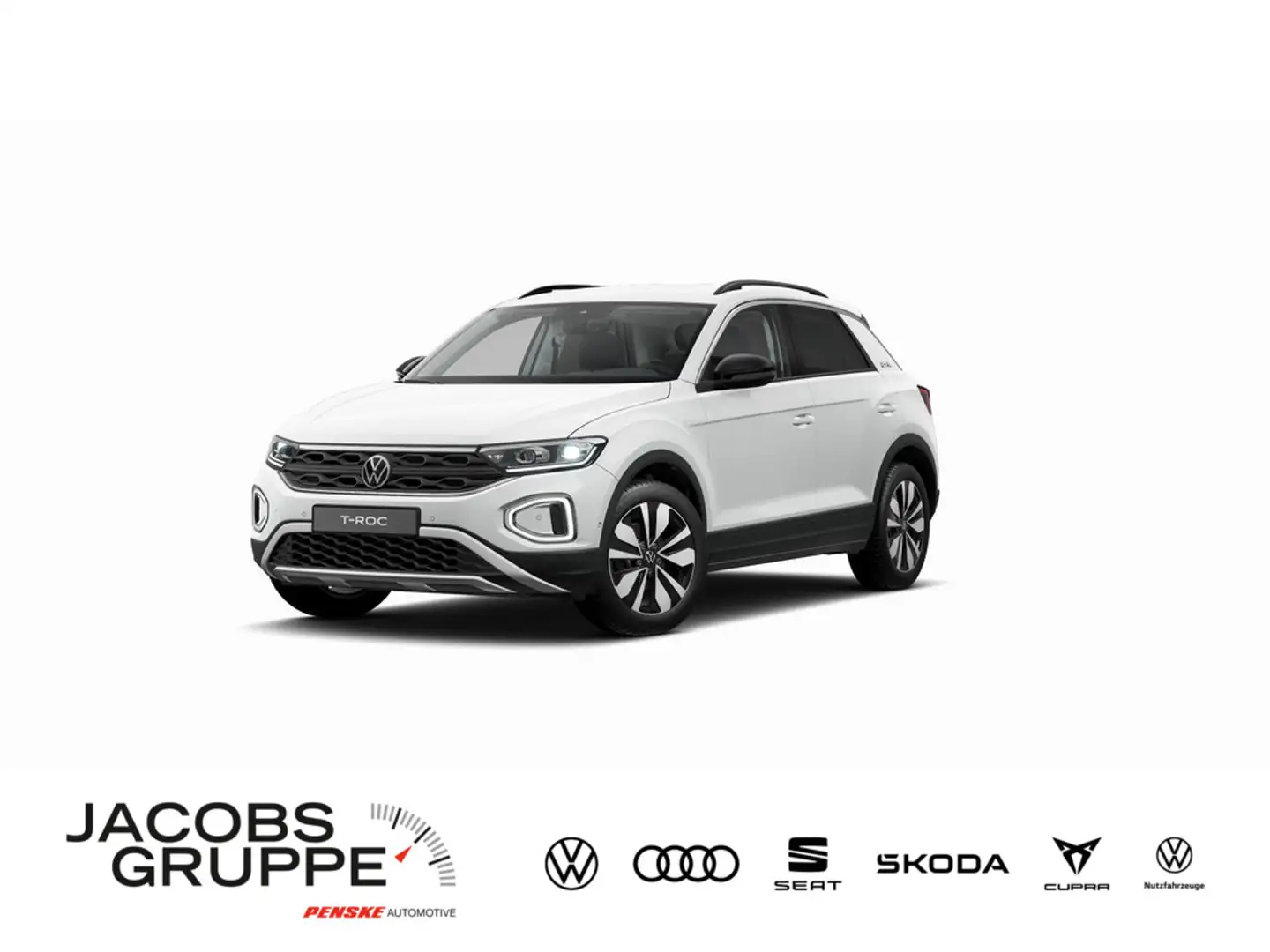 Volkswagen T-Roc 1.5 TSI Goal Navi,LED,PDC,ACC Blanc - 1