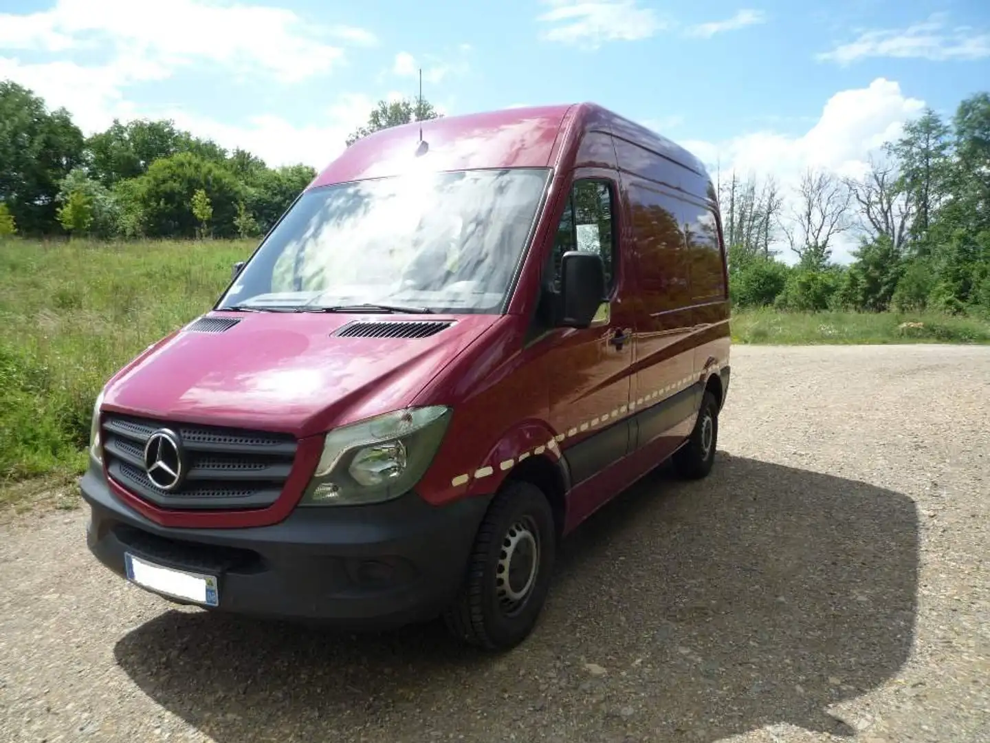Mercedes-Benz Sprinter SPRINTER CHASSIS DBLE CAB 210 CDI 32 4X2 3.0T Rouge - 1