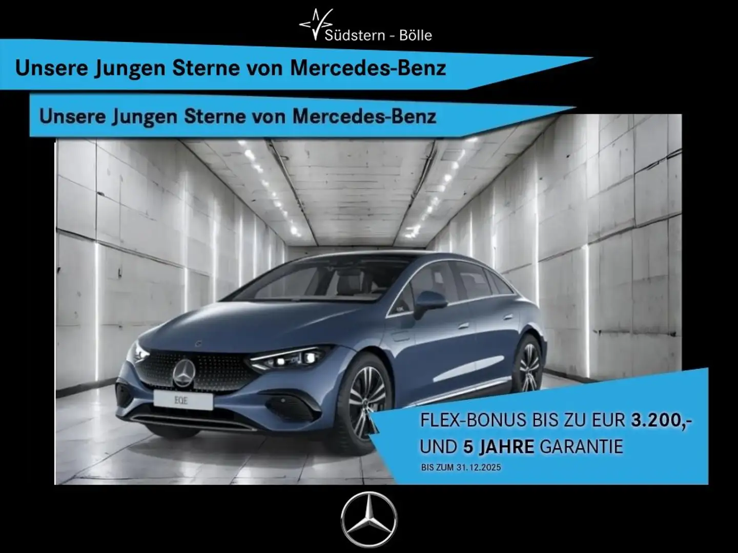 Mercedes-Benz EQE 300 DISTRO+SHZ+AMBIENTE+MEMORY+PANO-DACH Bleu - 1