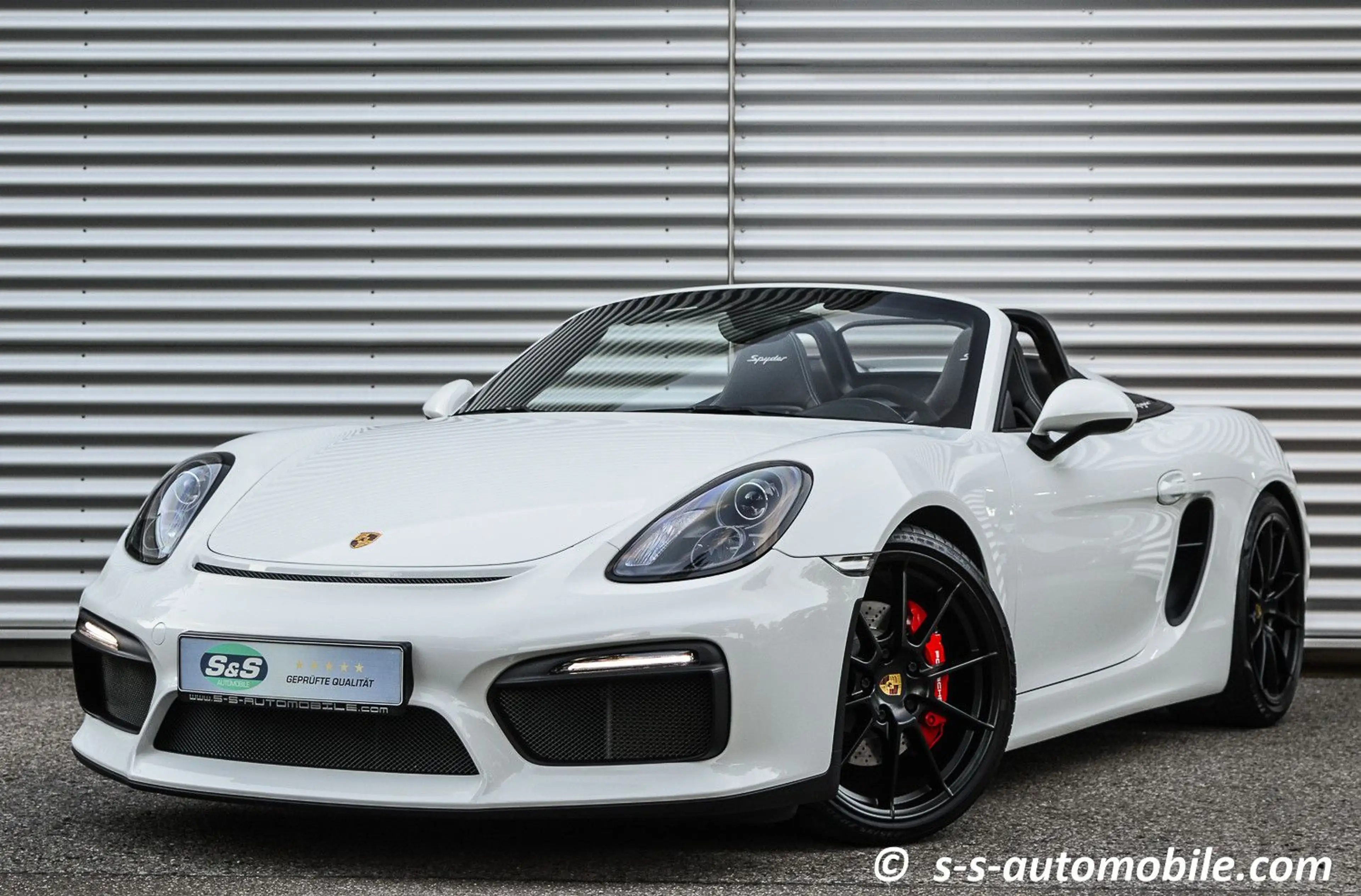 Porsche Boxster Spyder Carbonschalen Leder 1.Hd Approved