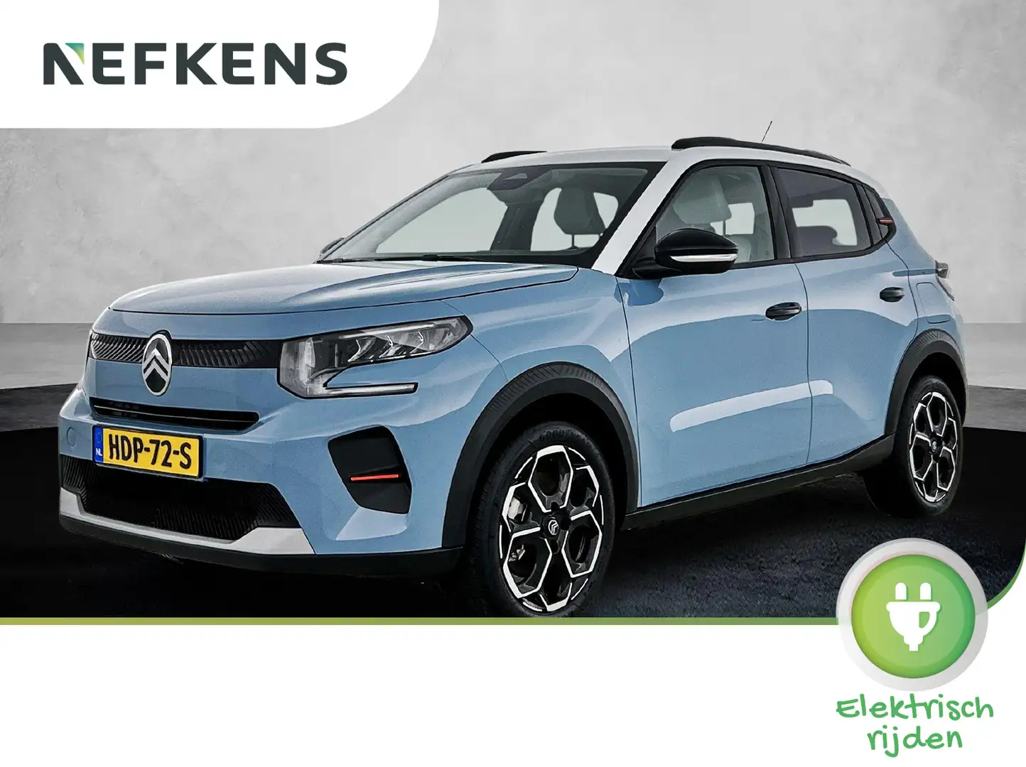 Citroen E-C3 Max 44 kWh 113pk | Lage kilometerstand! | Navigati Blau - 1