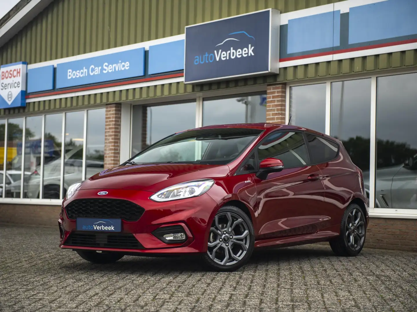 Ford Fiesta 1.0 125pk ST-Line | Navi & App-connect | Winterpac Rosso - 1