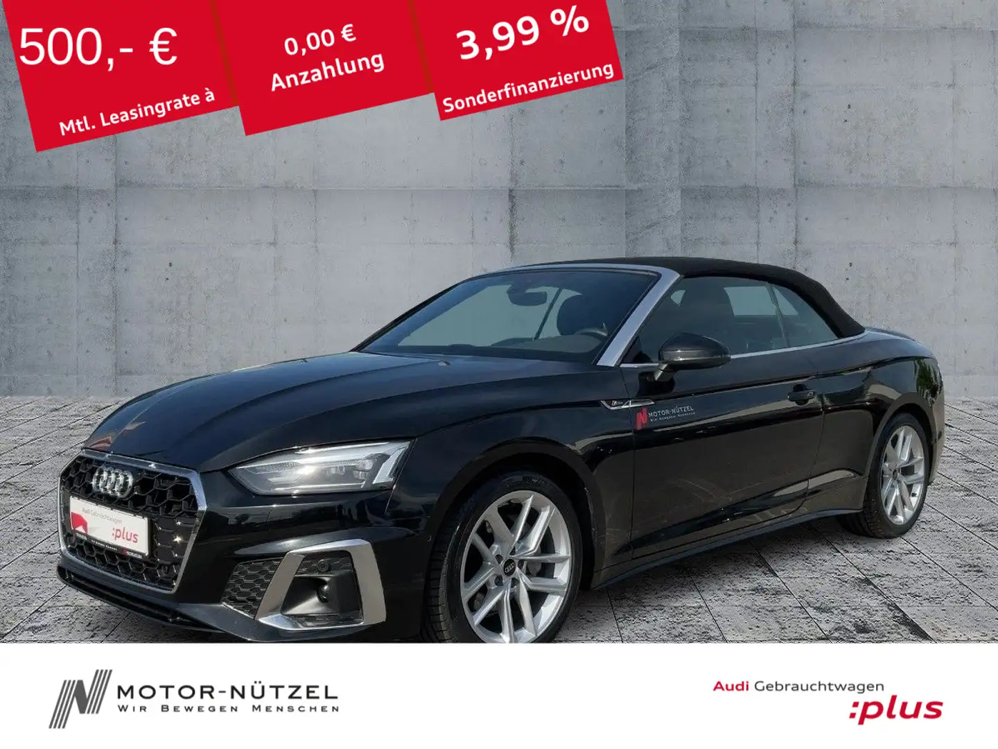 Audi A5 40 TFSI S-TR S-LINE LED+VC+PDC+ACC Schwarz - 1