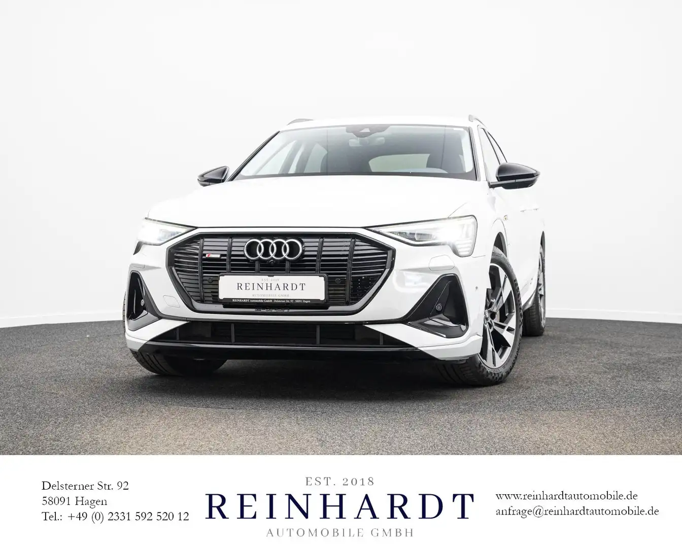 Audi e-tron SPORTBACK 55 S LINE BLACK ACC/MATRIX/SIDE Blanc - 1