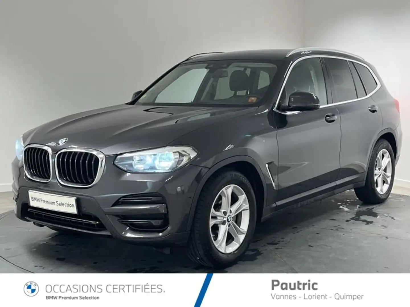 BMW X3 sDrive18d 150ch Business Design Gris - 1