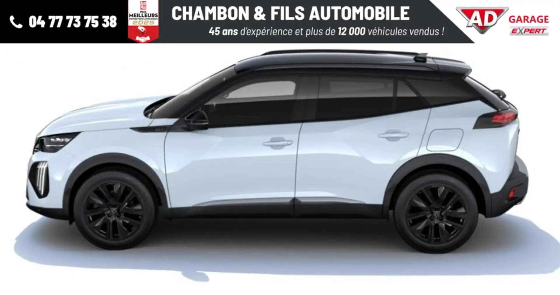 Peugeot 2008 Hybrid 145 e-DCS6 GT Wit - 2