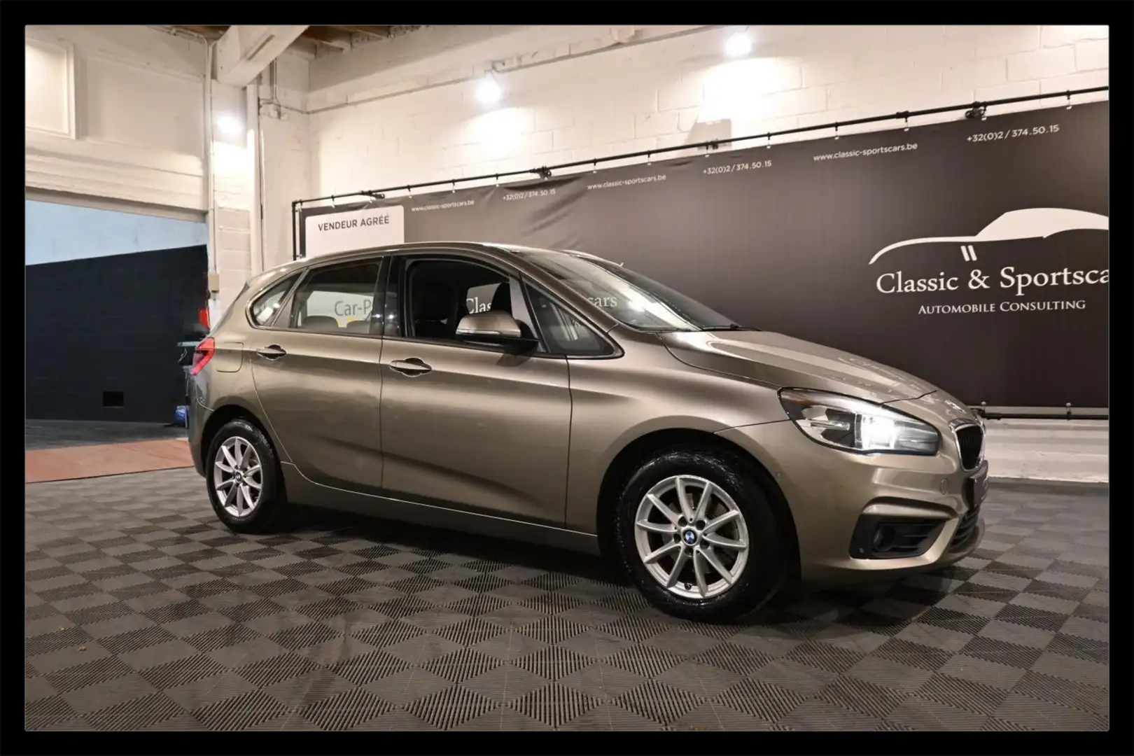 BMW 218 218iA ACTIVE TOURER / AUTO / GPS NAVI / HEAD UP !! Gris - 1