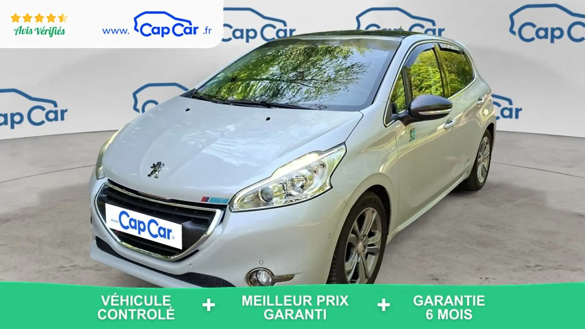 Peugeot 208 1.6 VTI 120 Roland Garros Blanc - 1