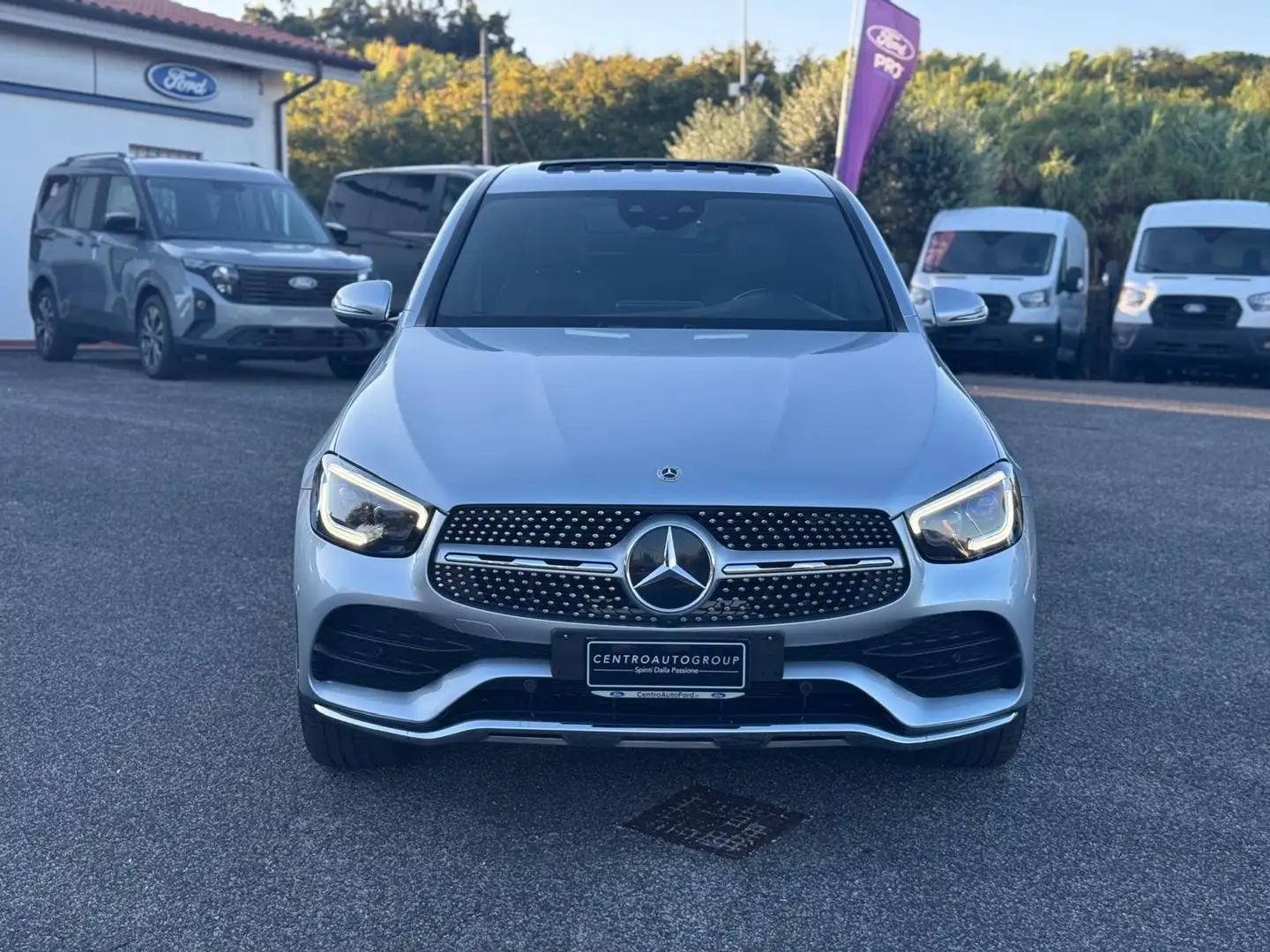 Mercedes-Benz GLC 300 GLC Coupe 300dephev(eq-power)PremiumPlus4maticauto Argent - 1