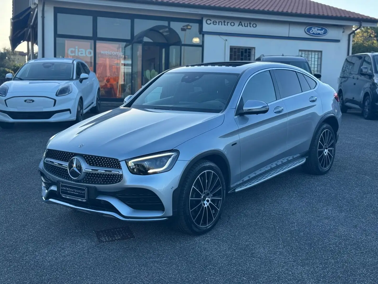 Mercedes-Benz GLC 300 GLC Coupe 300dephev(eq-power)PremiumPlus4maticauto Argent - 2