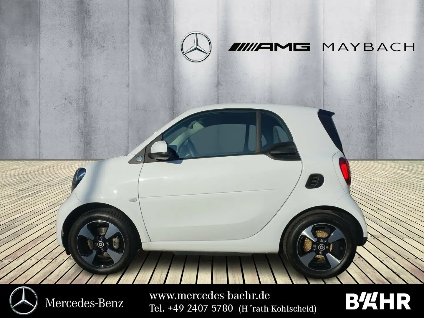 smart forTwo smart EQ fortwo Klima/Sitzhzg./MF-Lenkrad/BC/eFH Weiß - 2