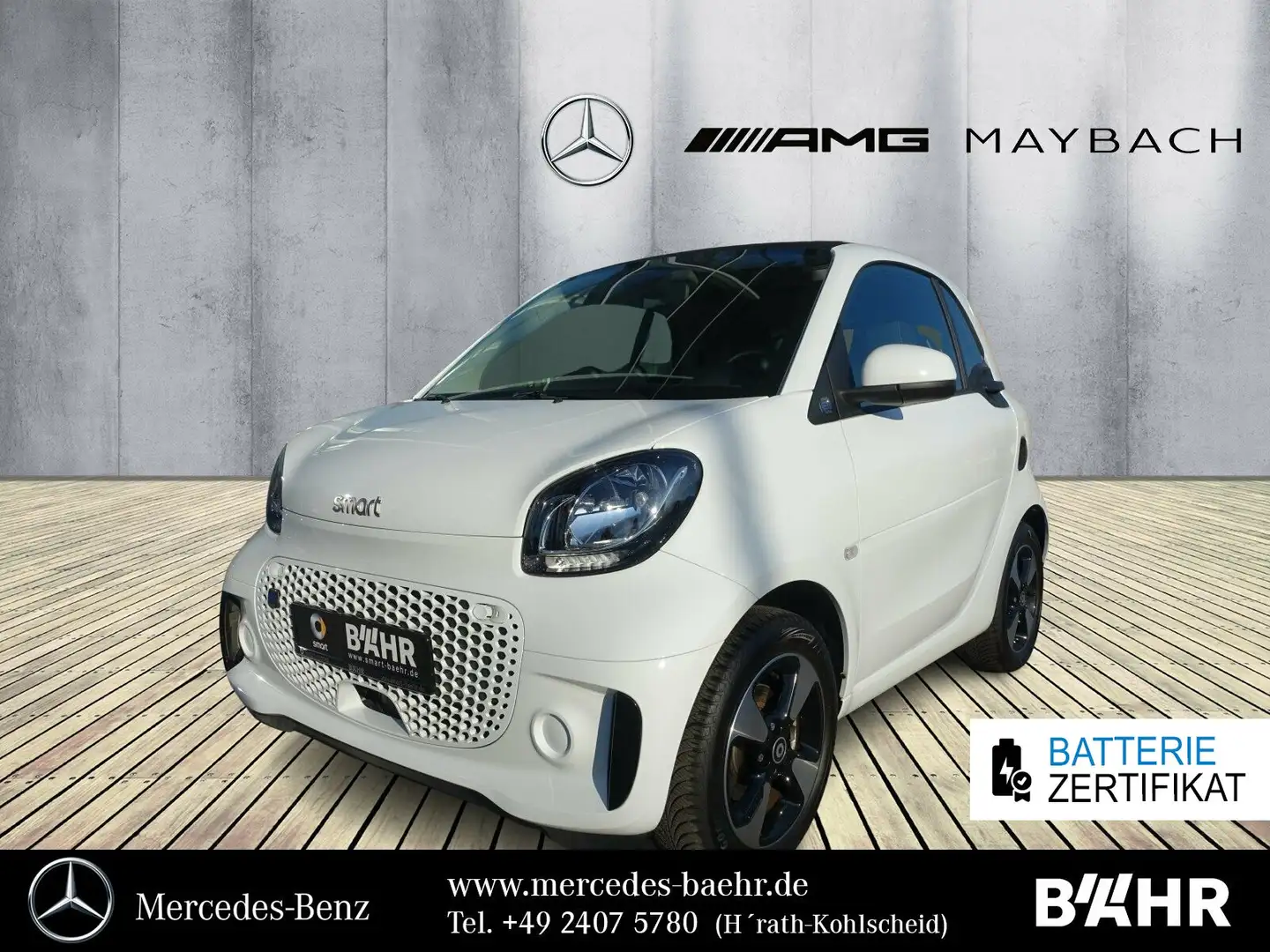 smart forTwo smart EQ fortwo Klima/Sitzhzg./MF-Lenkrad/BC/eFH Weiß - 1