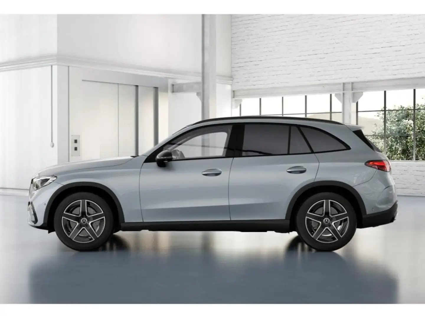 Mercedes-Benz GLC 200 4M AMG PANO+TOTWINKEL+MEMORY+360°+19" Silber - 2