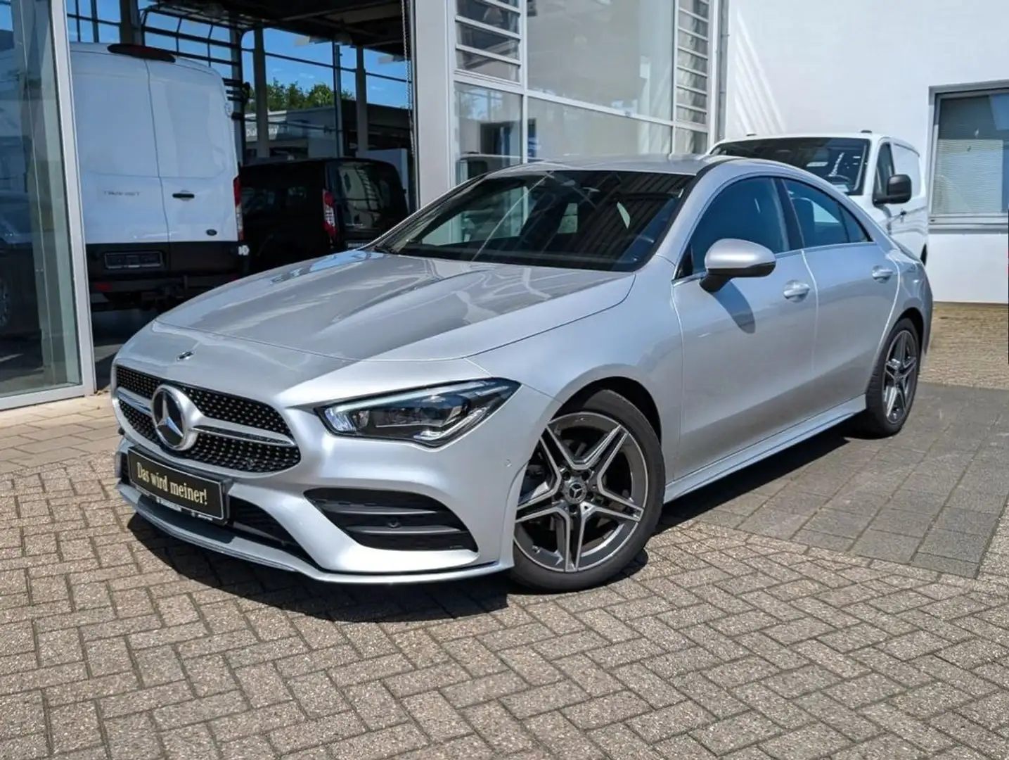 Mercedes-Benz CLA 180 Coupé AMG Line MBUX HIGH END+BUSINESS-P. Silber - 2