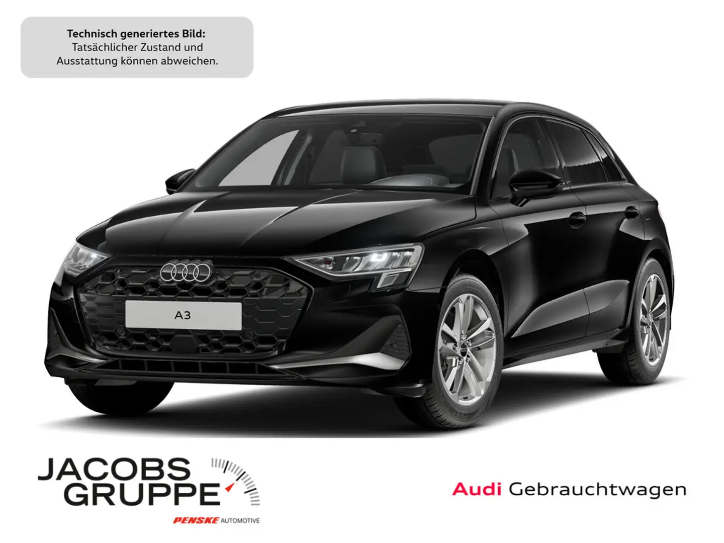 Audi A3 Sportback 1.5 TFSI advanced Schwarz - 1