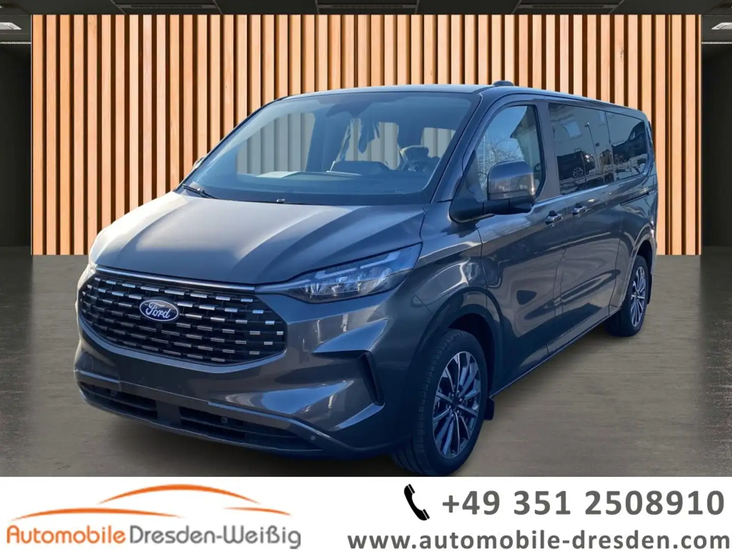 Ford Tourneo Custom 320 L2 Titanium X*Navi*360°Kamera siva - 1