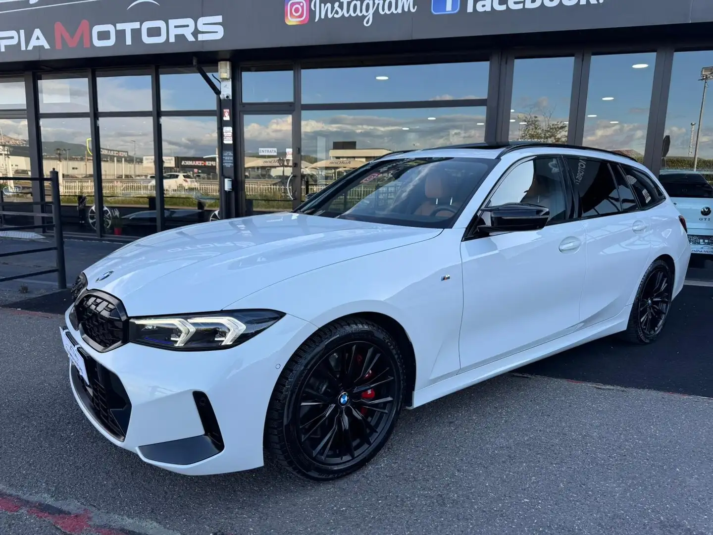 BMW 340 M 340 I TOURING LASER KAMERA SEDILI A GUSCIO TETTO Bianco - 1
