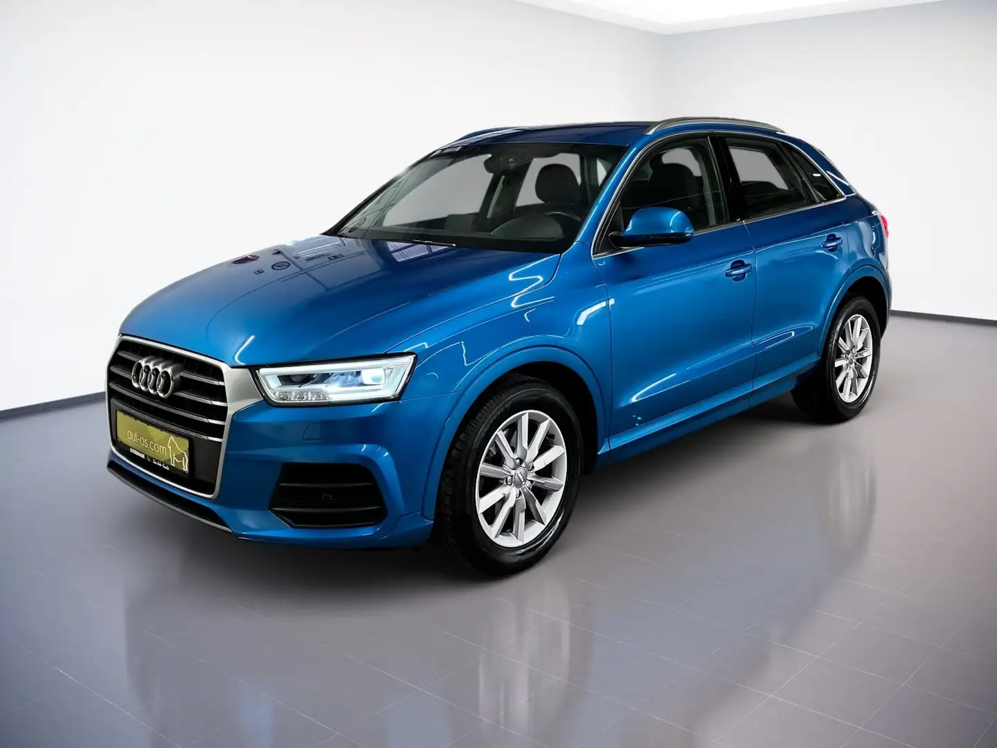 Audi Q3 SPORT 2.0TDI 150PS.LED.NAVI.AC-AUTOM.AHK.SITZHZG.P Blau - 2