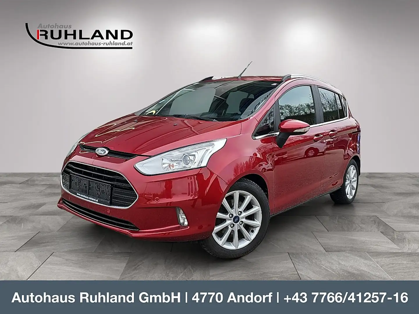 Ford B-Max B-MAX Titanium 1,5 TDCi B-MAX Titanium 1,5 TDCi Rood - 1