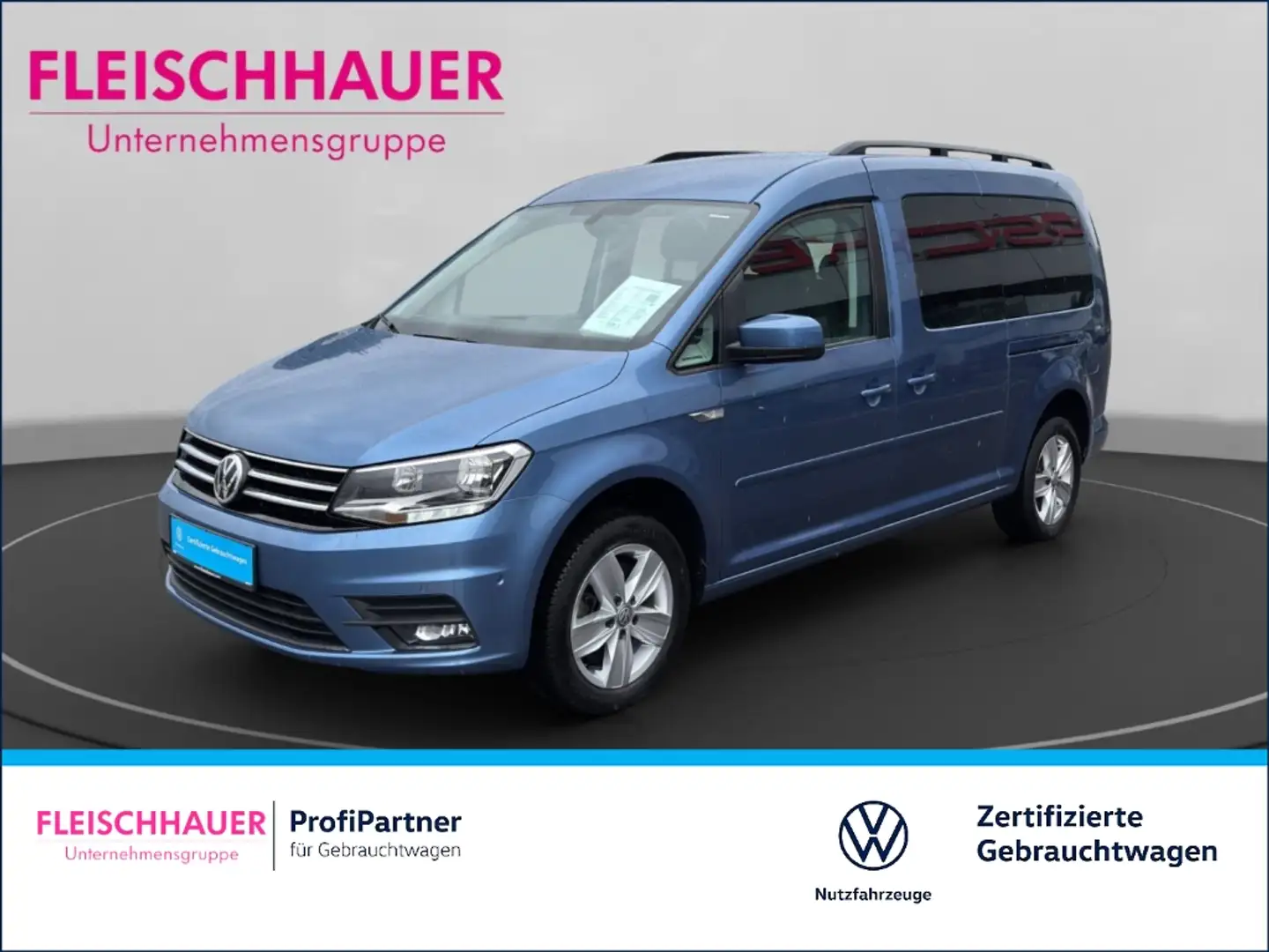 Volkswagen Caddy Comfortline 2.0 TDI+KLIMAAUT+PARKLENKA+NAVI Azul - 1