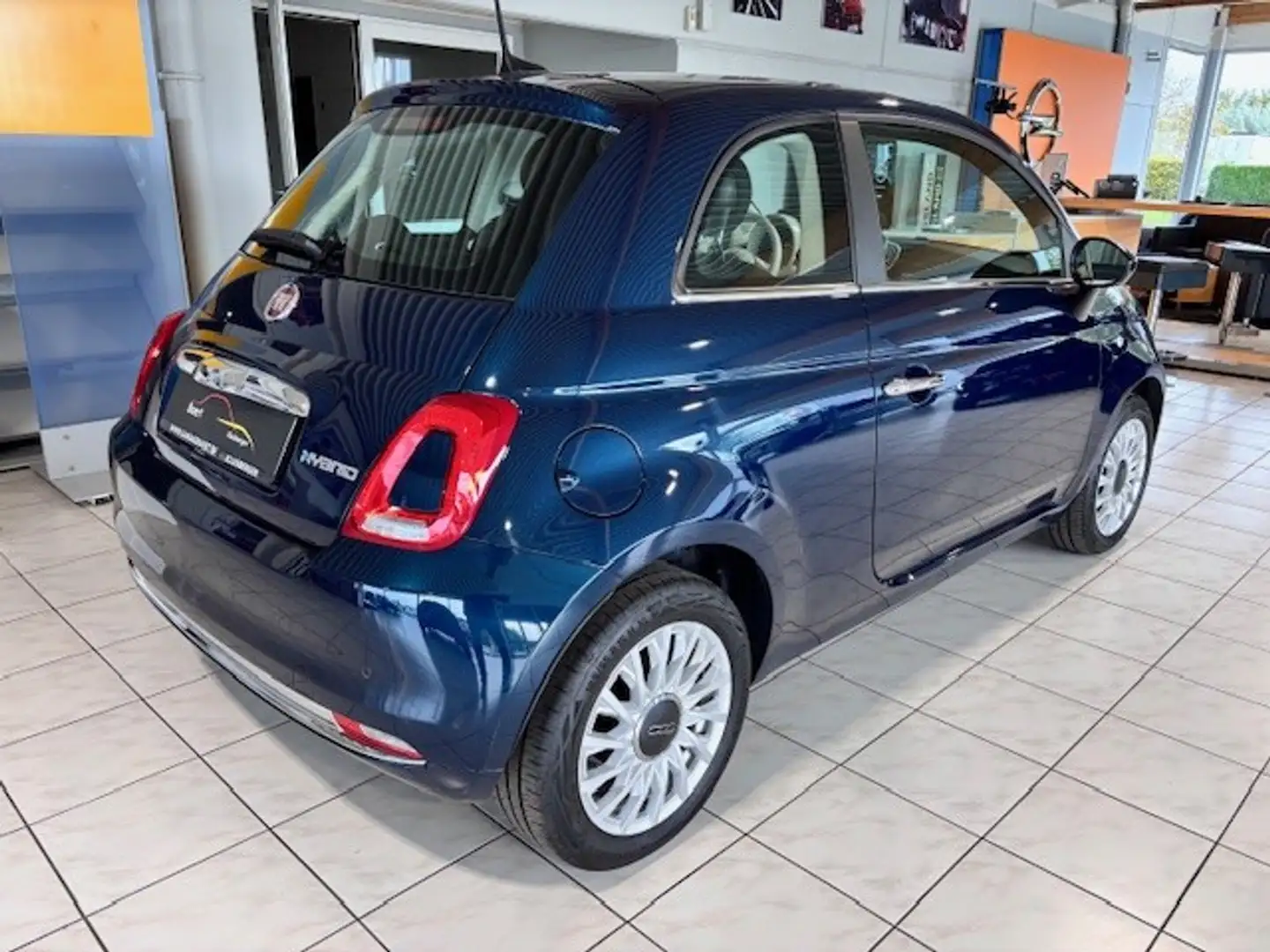 Fiat 500 Dolcevita Hybride/Carplay/Panodak Blauw - 2