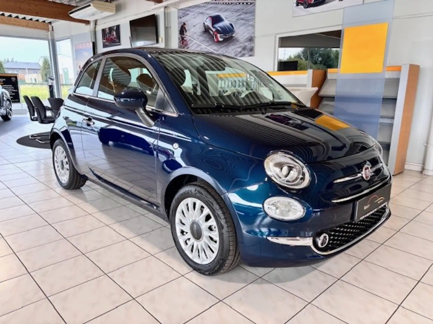 Fiat 500 Dolcevita Hybride/Carplay/Panodak Blauw - 1