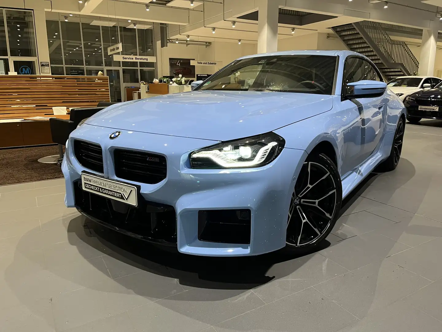 BMW M2 Coupé Harman/ad.LED/Glasdach/ACC Blau - 1