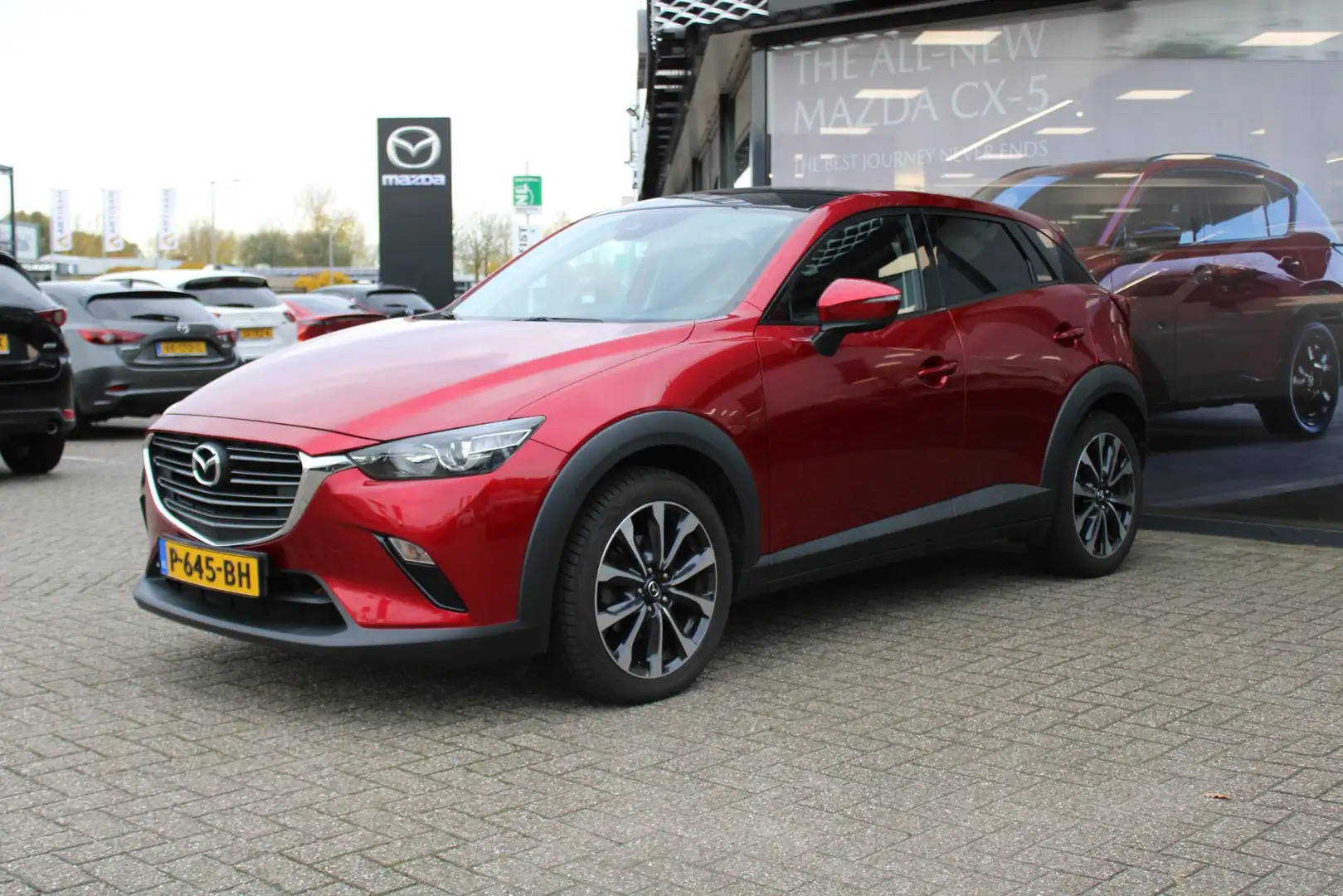 Mazda CX-3 2.0 SkyActiv-G 120 Sport Selected , Trekhaak, Navi Rouge - 2