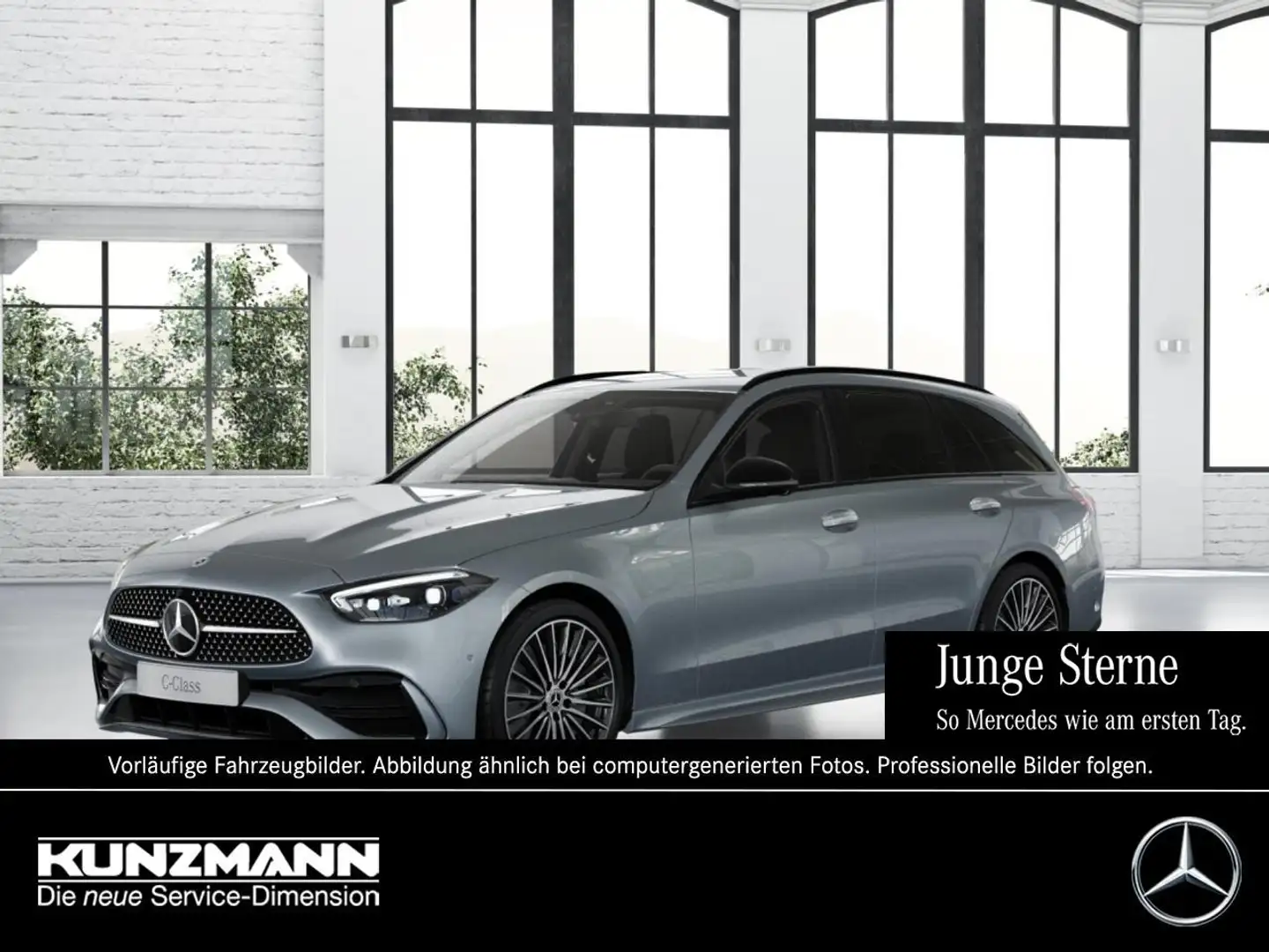 Mercedes-Benz C 200 T AMG Night MBUX Navi-Prem. 360° Memory Argent - 1