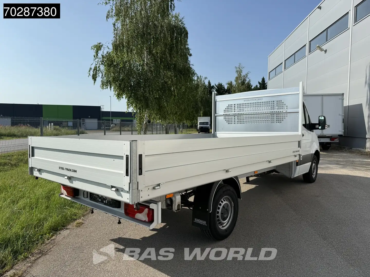 Mercedes-Benz Sprinter 317 CDI Open Laadbak Airco Cruise MBUX CarPlay Eur Wit - 2